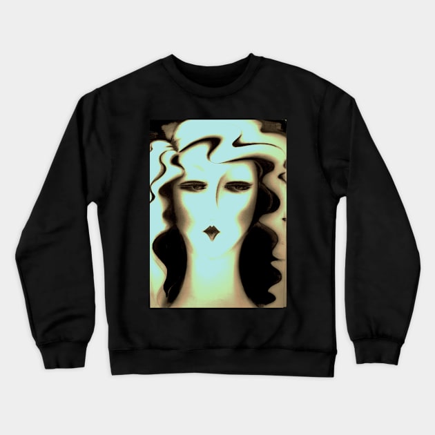 ART DECO AUTUMN Jacqueline Mcculloch Crewneck Sweatshirt by jacquline8689